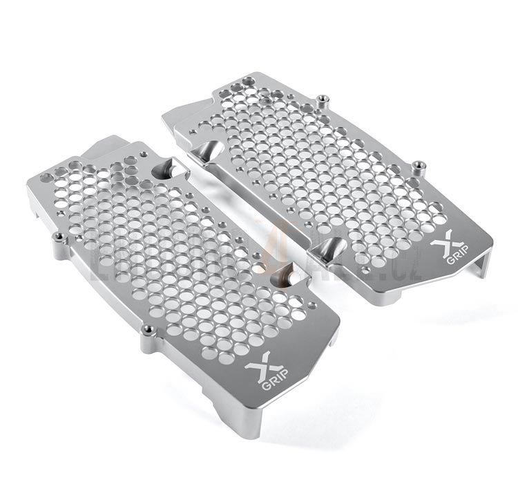 X GRIP Radiator guard set silver