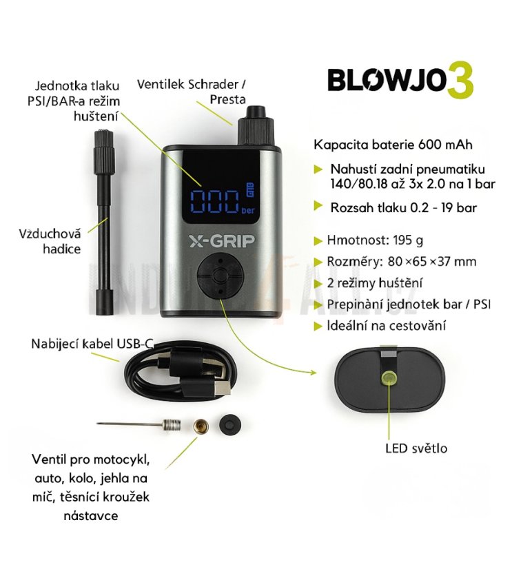 BLOWJOB Battery Air Pump X-GRIP