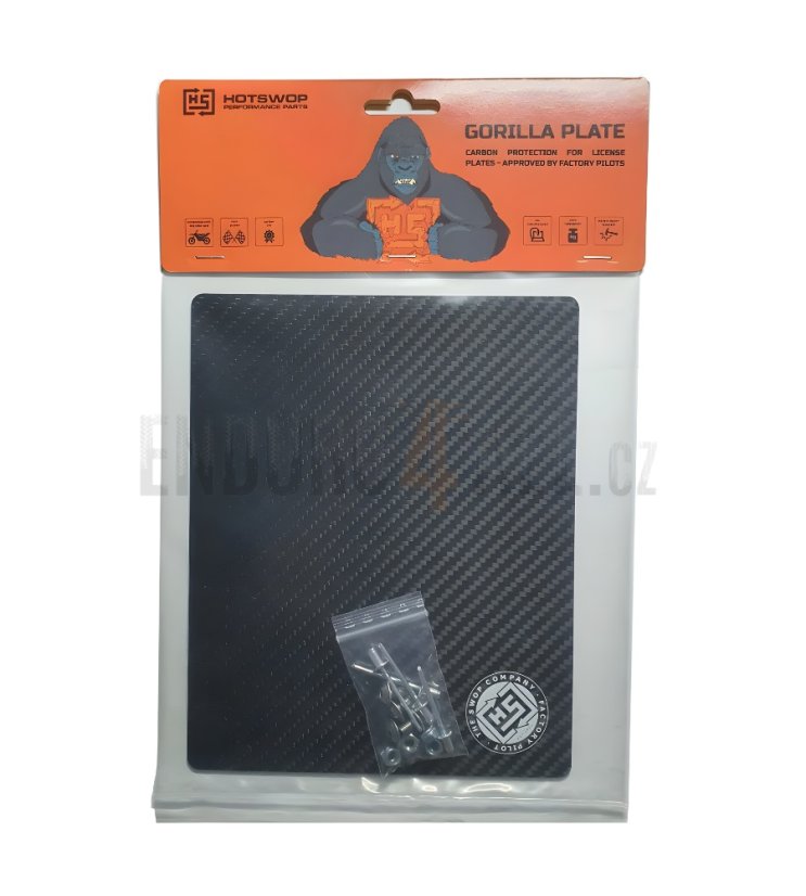 Karbonová podložka a držák pod SPZ HotSwop