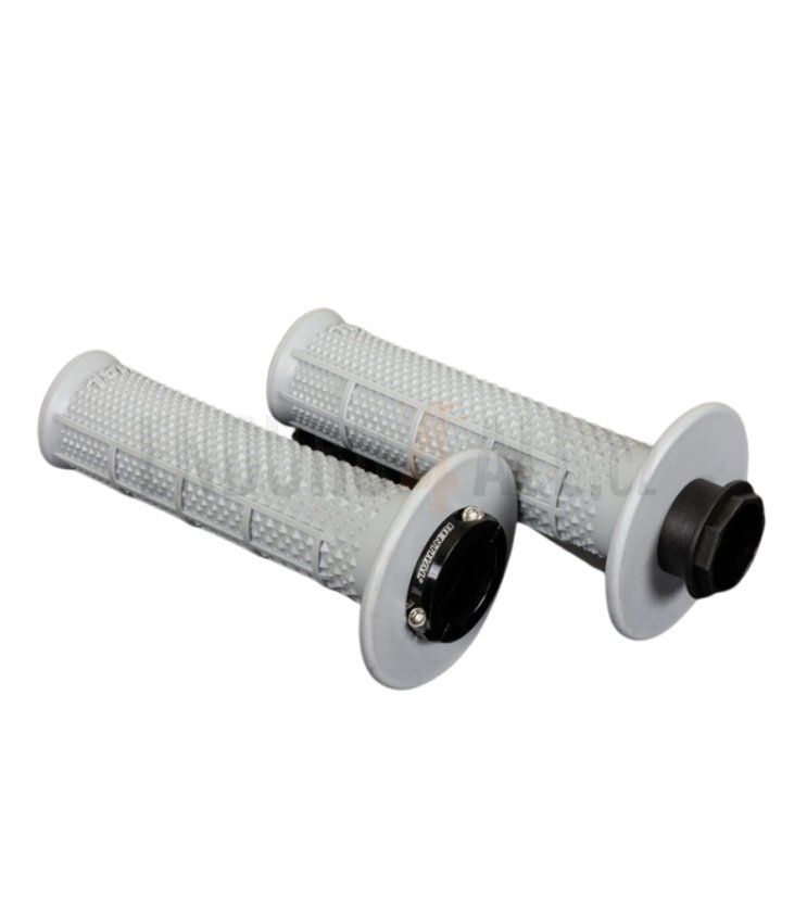 Gripy MX Lock-On Tapered Renthal - Barva: černá, Tvrdost gripů: Ultratacky