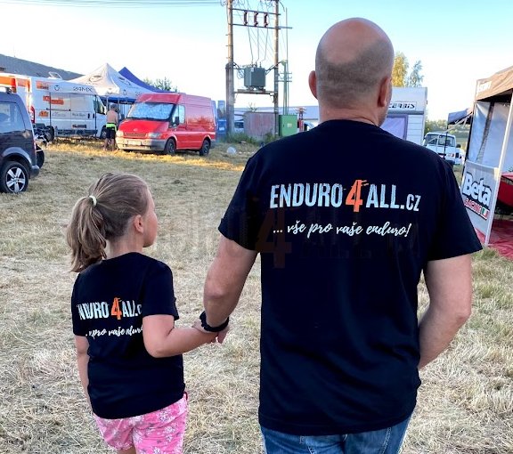 Tričko s logem Enduro4all.cz - Velikost: XXL