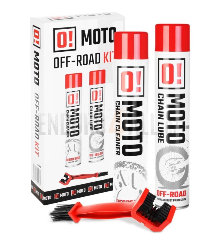 Sada na čištění a mazání řetězů 2v1 Off-road OMOTO
