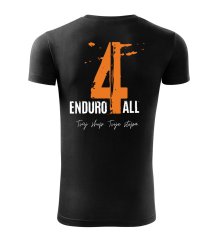 Tričko E4ALL Tvoje stopa - černé