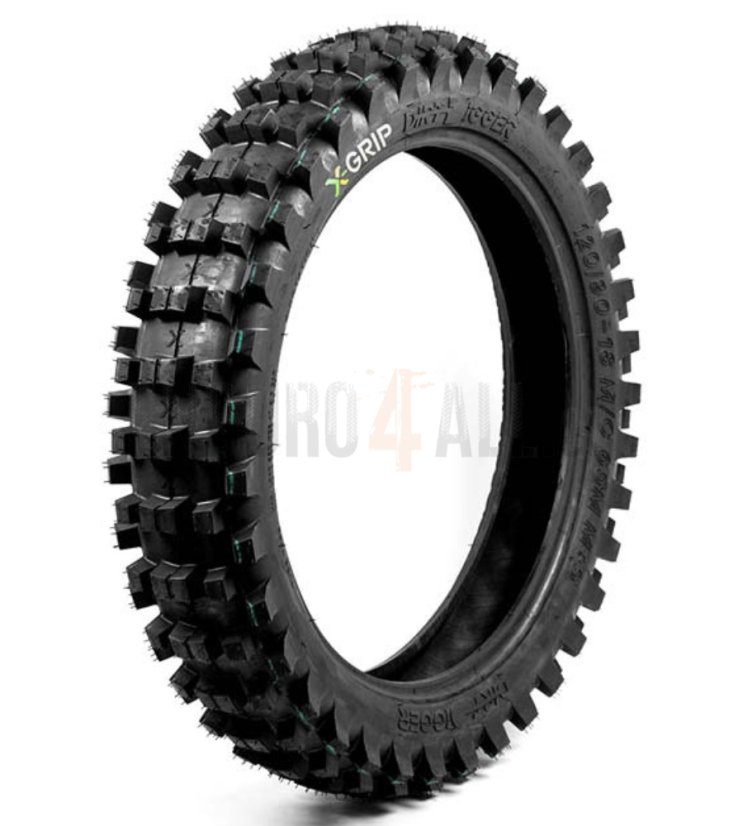 Zadní pneu X-GRIP DIRTDIGGER 120/90-18 - Tvrdost směsi: Extra soft
