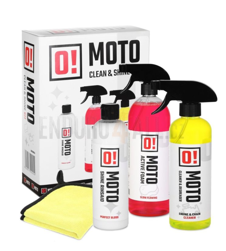 Sada pro mytí a péči o moto Clean and Shine OMOTO
