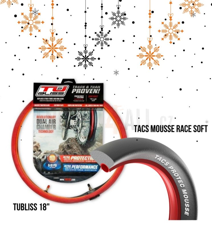 Vánoční set Tubliss 18" + TACS MOUSSE Race Soft