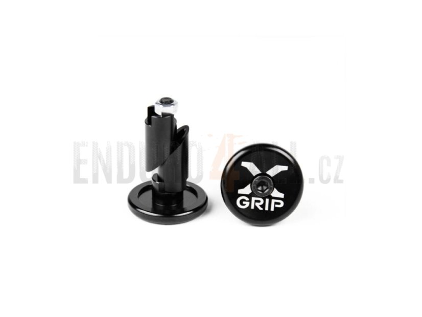 Záslepka do řídítek X-GRIP - Barva: černá