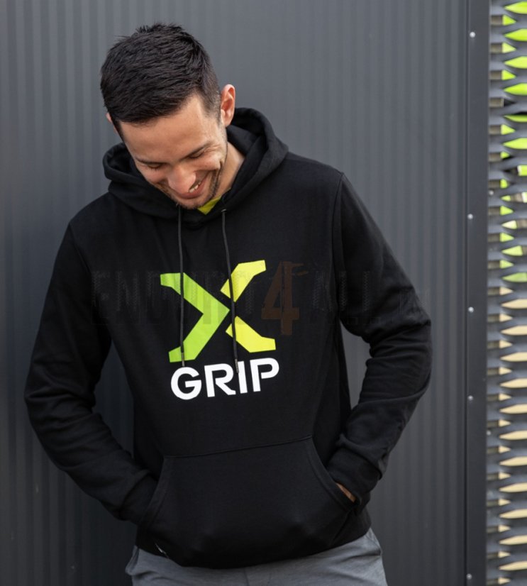Stylová mikina s kapucí unisex V2 X-GRIP - Velikost: S