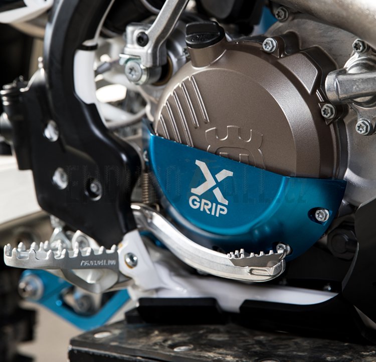 X GRIP Clutch cover guard KTM Husky blue image 1