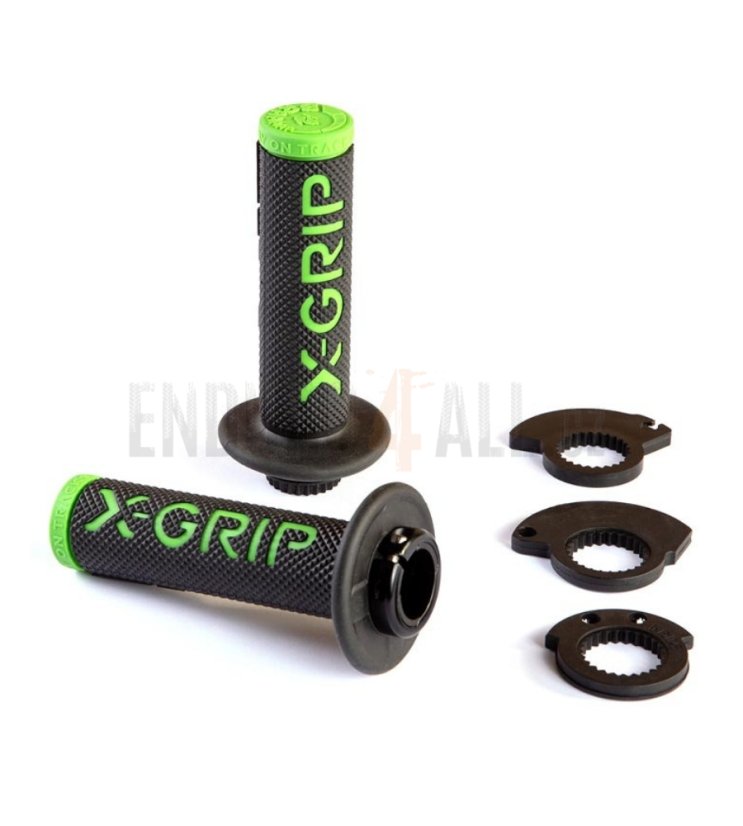 Originální gripy X-GRIP - Barva: červená