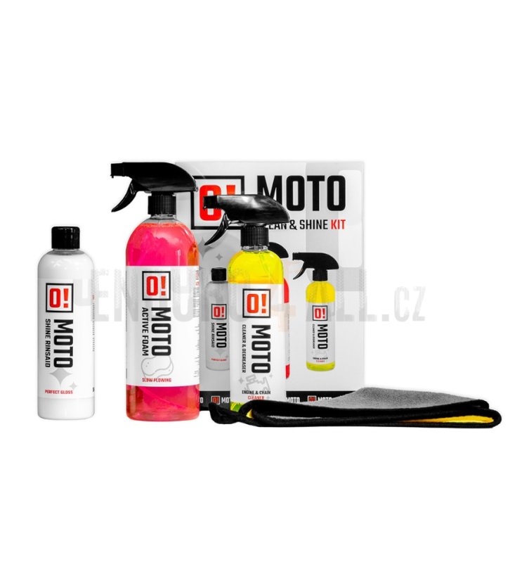 Sada pro mytí a péči o moto Clean and Shine OMOTO