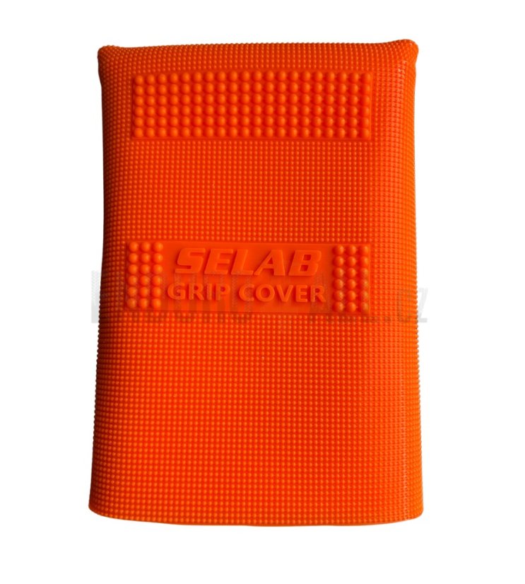 Kvalitní silikonový potah SELAB - Barva: černá-oranžová, Design: MUD edition special