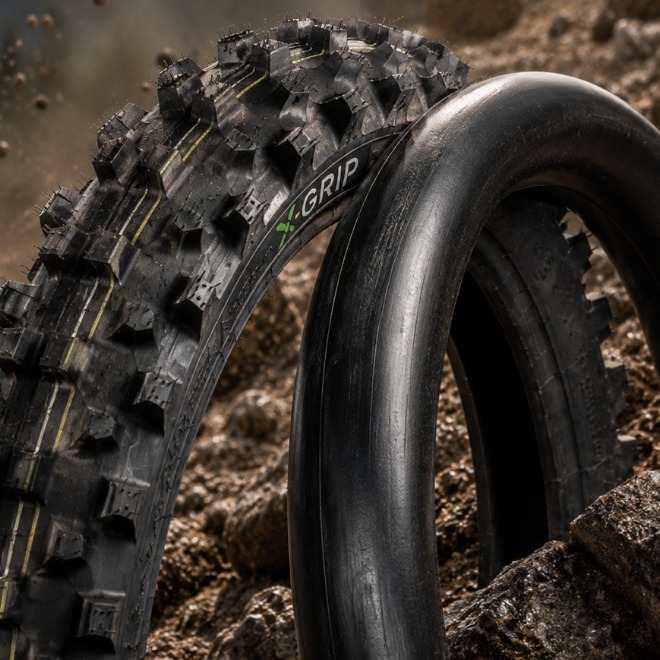 Grip na Erzbergrodeo - pneu, mousse a Tubliss